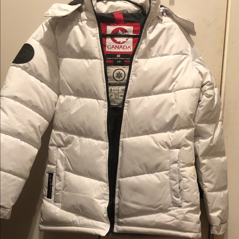 Canada Goose Women's Light Gray Puffer Jacket